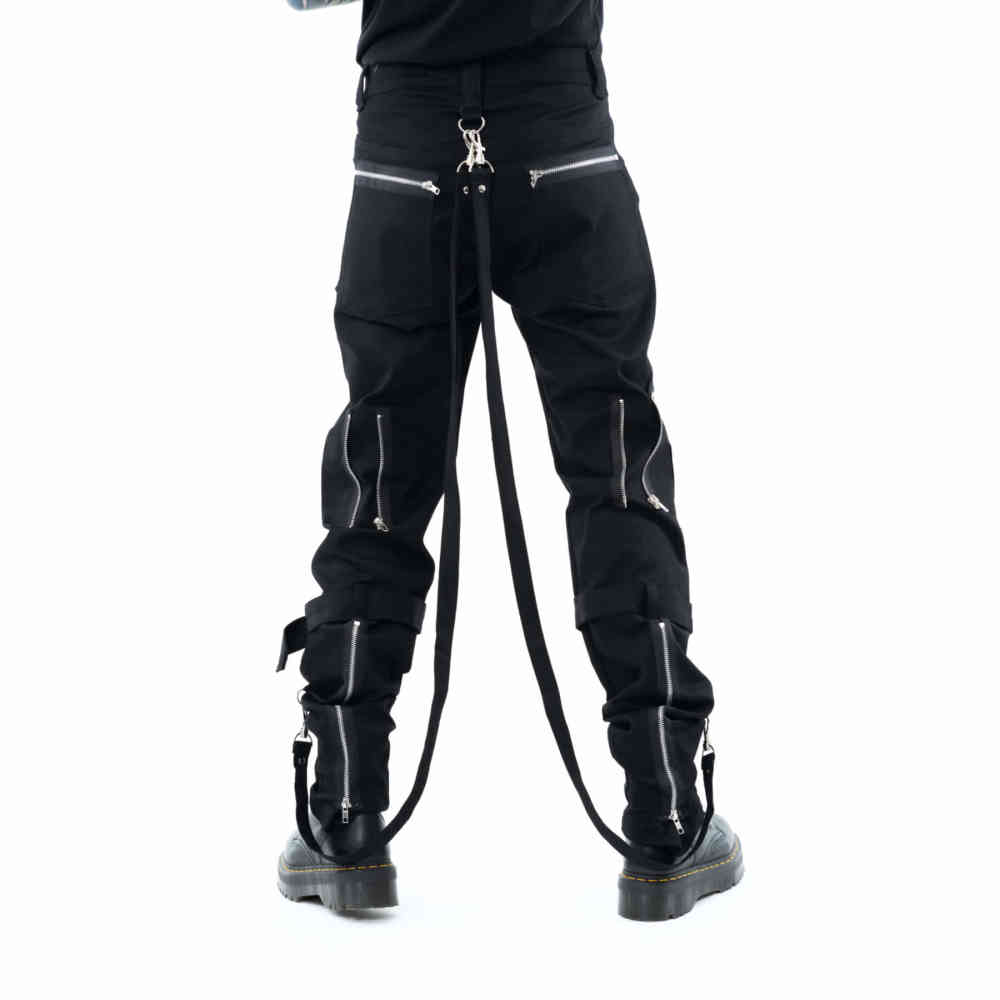 Chemical Black - Abram Hose gerades bein - Schwarz
